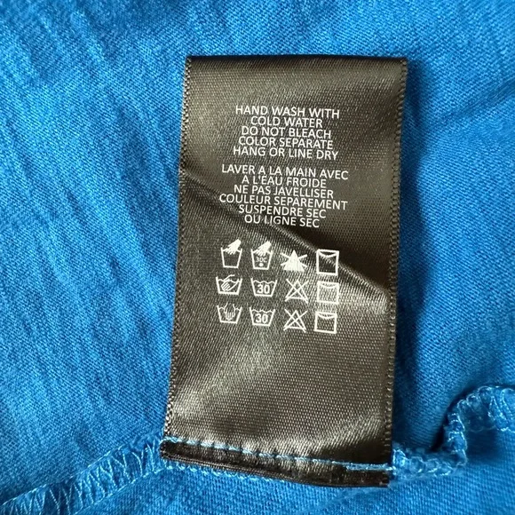 Anthropologie Eri + Ali Evie Pure Cotton Sleevless Peplum Flowing Blouse - Picture 5 of 5